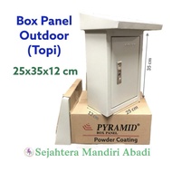 Pyramid Panel Box Hat Size 25x35x12 Powder Coating Outdoor