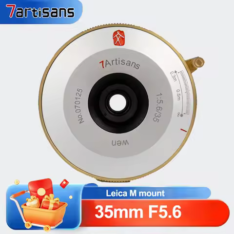 7artisans M 35mm F5.6 Pan Focus Lens for Humanistic Photography Full Frae Manual Focus Prime Lens fo