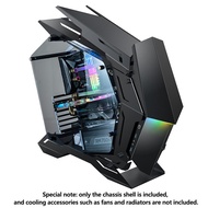 Jonsbo MOD-3 E-ATX E-Sports เคส ATX MATX ITX โครงเกมอะลูมิเนียมล้วนสีเทาดำ5V ArBB เอฟเฟกต์ไฟพัดลม6ตำ