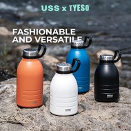 USS x Tyeso Unique Stainless Steel Drinking Bottle Large Capacity 1500ml/1900ml Aesthetic Korea Trav