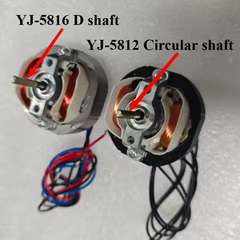 YJ58-12/16 CW Clockwise 2 Poles 4mm Shaft Dia 2600RPM Shaded Pole Motor AC220V 12-14W Around Ventila