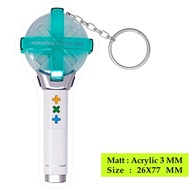 GANTUNGAN TXT TOMORROW X TOGETHER Lightstick Acrylic Keychain