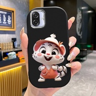 Case For Samsung A07 M07 F07 F70E 5G M17E 5G Phone Little White Tiger Silicone Soft Jacket