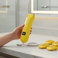 Cordless Unisex Body Shaver – Fast-Charge Digital Display Groomer for Intimate & All-Over Areas