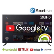 SMARTEVER 50-inch Google Smart UHD TV SA50G Free Delivery_W