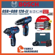 BOSCH 12v combo drill battery drill GSB 120-LI + GDR 120-LI Cordless Impact Drill Driver GSB120-LI GDR120-LI gsb120
