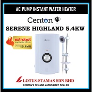 🔥FREE SHIPPING🔥 CENTON 5.4KW AC PUMP INSTANT WATER HEATER (Serene Series Highlands Edition) - SR711E