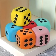 STR-6/8CM Giant EVA Foam Dice Rounded Corner Six-Sided Large Dice Gaming Dice Toy Board Game Prop Ga