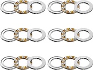 6 Pcs F8-19M Thrust Ball Bearings 8mm Bore x 19mm OD x 7mm Width Plane Axial Ball Bearing, Single Di