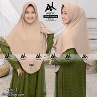 Unggul Alwira.Outfit Jilbab Instan Size L Orinal By Alwira