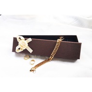 24K Plated in Gold Thick Cuban Link 9mm Bracelet