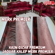 Kulit Semi Jaguar Oscar Sintesis Imitasi Import Kursi Jok Sofa Meteran
