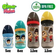 Omar Hana Wide Neck feeding Bottle Botol Susu OmarHana 12oz 8oz 5oz bottle