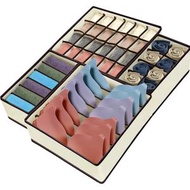 Others - 抽屜式收納盒 - 4 件內衣收納盒可折疊多功能內衣收納盒用於分類襪子、胸罩、領帶、圍巾、褲襪、內衣