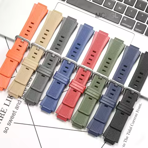 Resin Watchband Suitable for Casio GST-B200-1A Replacement Band GST-B200 Men's Sports Waterproof Rub