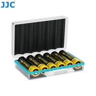 JJC 18650 Battery Case, Portable Battery Protection Box Holder for Storing 6 Pcs Camera Flash 18650 Battery TLHC