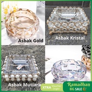 Thick Crystal Ashtray/Thick Pearl Ashtray/Luxury Thick Round Ashtray