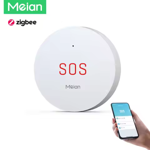Meian Zigbee Tuya Wireless SOS Emergency Panic Button EM02 Without Battery Smart Life Home Old Peopl