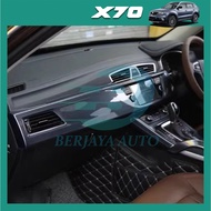Proton X70 Decoration Carbon Fiber Dashboard Panel Lining Trim Fit For X70 (2018-2023) Berjaya Auto 