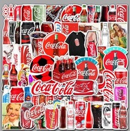 [有貨76張]可樂 貼紙* 可口可樂 防水 可重覆貼 行李箱 手機殼 滑板 平板 電腦 杯 櫃 Coca Cola Stickers 76pcs