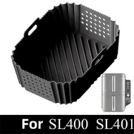 [BID DISCOUNT] 2PCS Silicone Air Fryer Liner Baking Basket for SL401 AF400UK AF300