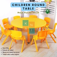 Round Study Table for Preschool and Kindergarten Children Play group Premium Desk