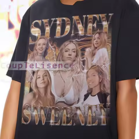 SYDNEY SWEENEY Vintage Shirt Sydney Sweeney Homage Tshirt Fan Tees y Retro 90s