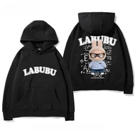 【M-8XL 】New Autumn and Winter Trend POP MART LABUBU Printed Hoodie for Women Fashionable High Street