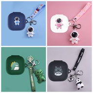 Cartoon Astronaut Case for QCY Melobuds ANC HT05 Case Cute Animal Silicone Bluetooth Earphones Cover