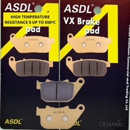 Harley XL 883 R Sportster Roadster Brake Pads XL883R 05-14 XL 1200 R Sportster Roadster 2004-2008 Ce