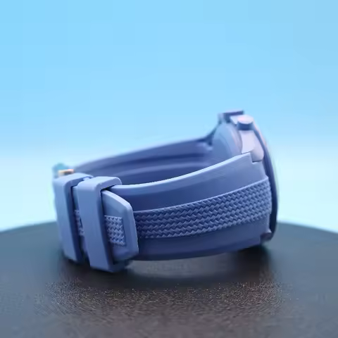 For Swatch X Omega Moonswatch Speedmaster Snoopy Planet Silicone Rubber Strap Curved Band Waterproof