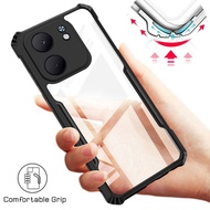 Oppo A5X 2025 rõ ràng Acrylic Gọng silicon bìa sau cho Oppo A5X A 5x A5X oppoa5 oppoa5pro Oppo A5X 4