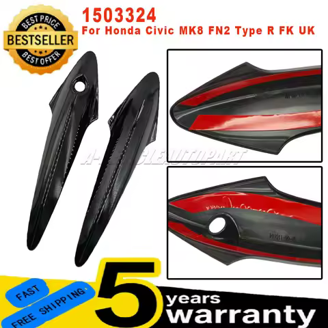 1503324 New For Honda Civic MK8 FN2 Type R FK UK 2006-2011 1Pair Gloss Black Door Handle Cover Easy 