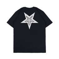 Metal t-shirt Satanic Distro t-shirt Men Women Black SIXCISSORS 666 BINTER