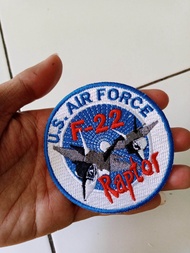 Patch Bordir US.Air Force/F22 Raptor