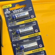 Blister of 5 Batteries 27A VINNIC 27A - A27 - A27BP - G27A - GP27A - L828 12V