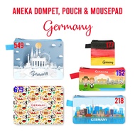 GANTUNGAN PGE Germany Germany Souvenir Wallet Pouch Mouse Pad Pin Magnet Keychain Landmark Souvenir 