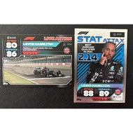 Turbo Attax 2022 F1 LEWIS HAMILTON Card Set
