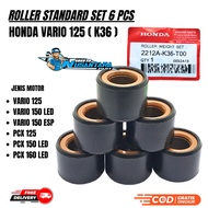 ROLLER SET 6 PCS VARIO 150 LED K36/ VARIO 150 PCX 150/ PULLEY VARIO 150