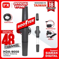 Antena TV Digital DVBT2 Indoor Outdoor Booster Antenna Analog 4K PX HDA-9000