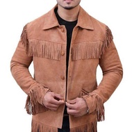 jaket kulit sapi suede original - jaket kulit indian terbaru tebal