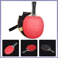 [RDYSHOP] Strong  Table Tennis Racket 7 Ply wood For ping Pong Bat Paddle Long handl
