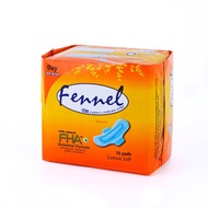 Fennel Herbal Cottony Day Sanitary Pad: Antibacterial Deodorize Anti-itch Soothe Menstrual Cramp 10s