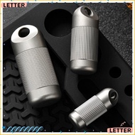 LETTER1 Titanium Alloy Storage Box, Portable Ultra-light Sealed Capsule,  Mini Waterproof Pill Conta