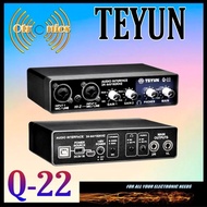 Sound Card Recording Q-22 Teyun Soundcard 24Bit /192Khz