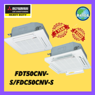 2.0HP MITSUBISHI NON INVERTER CEILING CASSETTE R410 (FDT50CNV-S/FDC50CNV-S) 17060 BTU