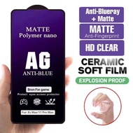 Ceramic Matte Anti Blue Ray Screen Protector For Honor X8 X7A X8 X8A X9 X7B X6A X5 PLUS X6 X5