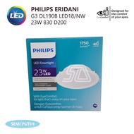 Philips Downlight Emws G3 DL190B LED18 D200 23W 840 WH SNI