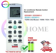 York Acson D@ikin aircon remote control replacement ECGS01 DGS01 ECGS01-i YWM15G-AMLBA YWM15G-AMLBF 
