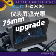 Zontes 368G Meter Sun Visor 75mm upgraded Meter Light Blocking Meter Cover Meter Sun Shade 368G